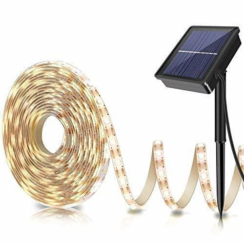 5M Solar Power RGBW  LED Strip Lights1