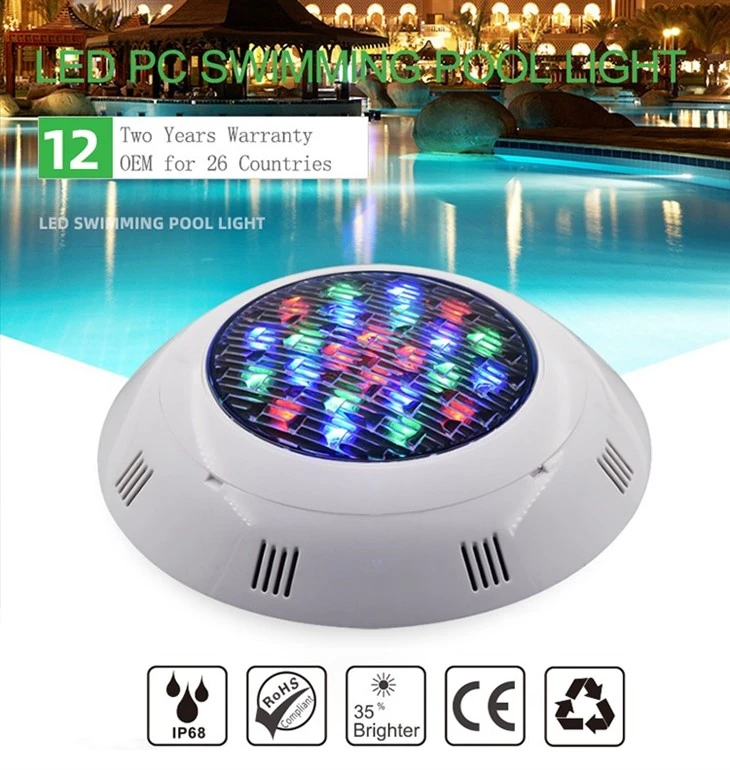 Waterproof Multi Color Rgb Led Swimming Pool Light