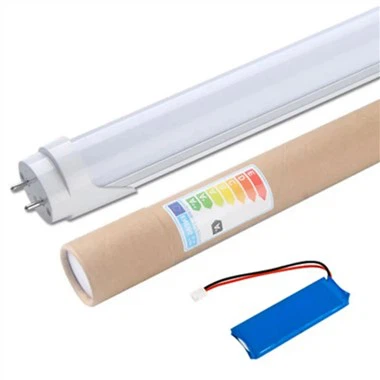 Golau Tiwb Gyda Batri Wrth Gefn