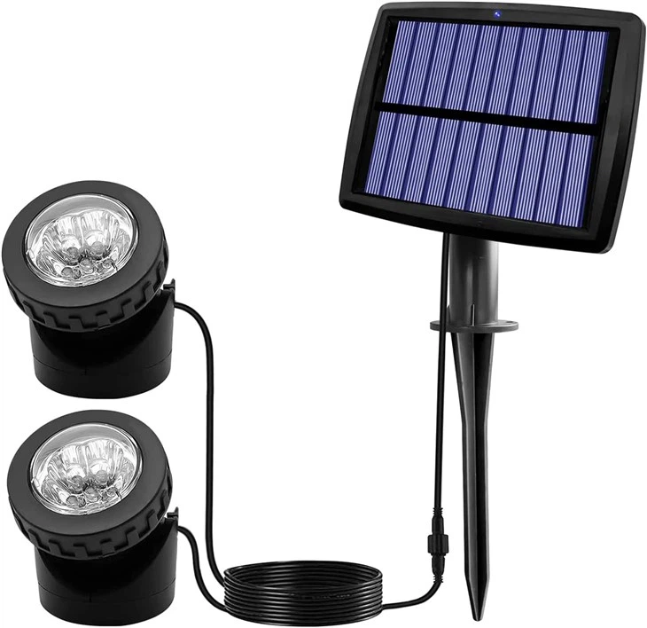 Solar Pond Lights Underwater