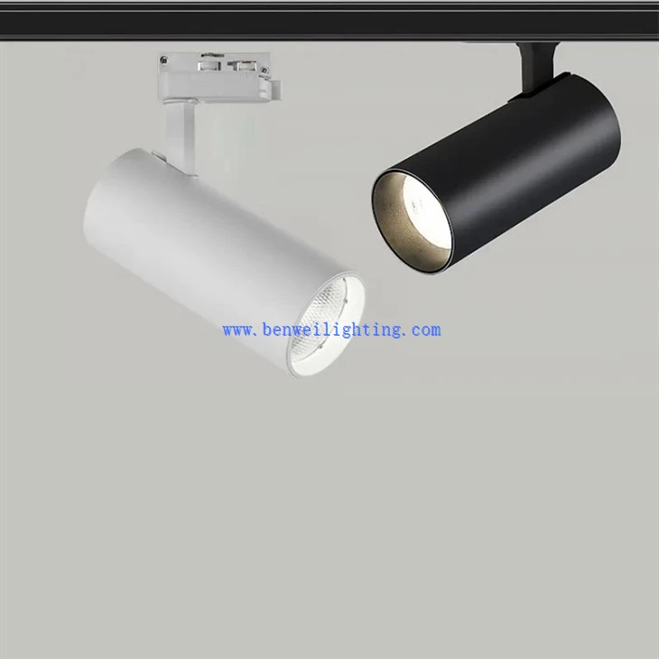 black and gold track lighting
