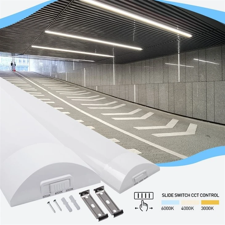 High Brightness Adjustable 3CCT LED Batten Light suppliers