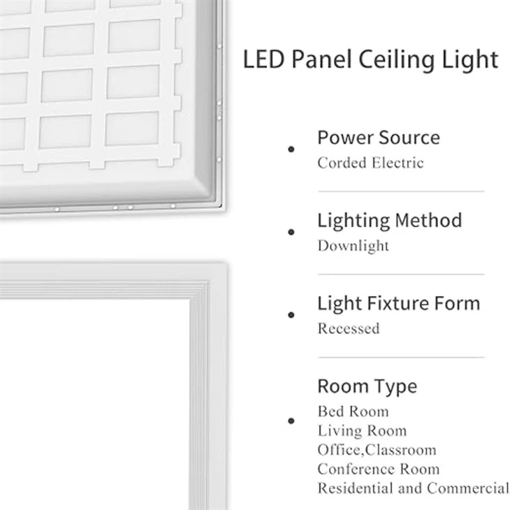 Led Flat Panel Light 220-277V 6200K 18W