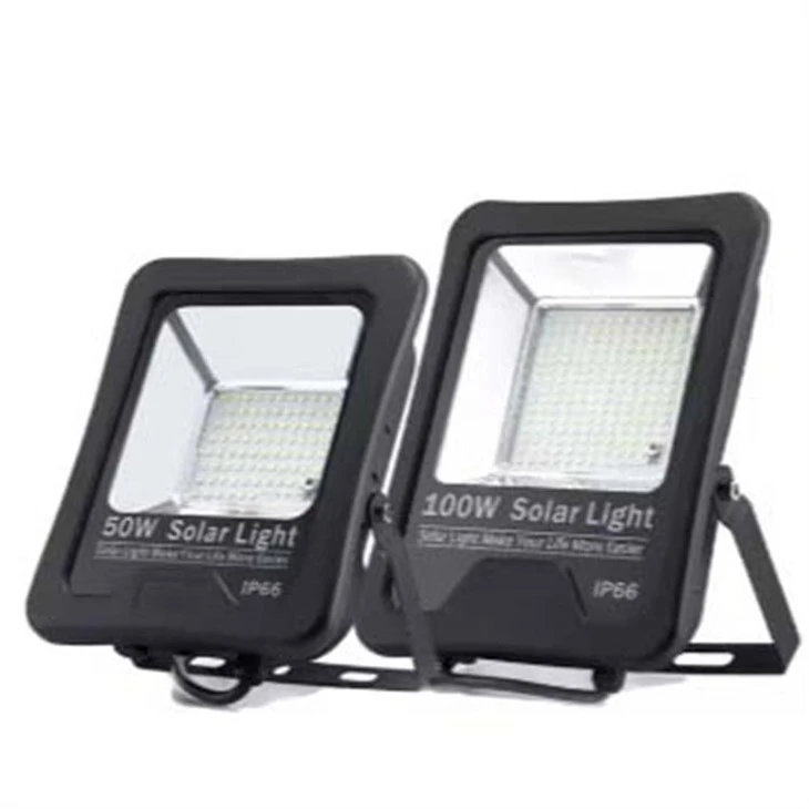 Golau Taflunydd Solar IP66 Awyr Agored Gyda Golau Llifogydd LED