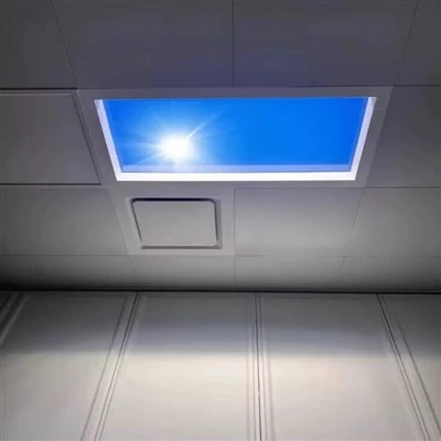 Lamp Nenfwd Panel LED Addurniadol Glas Sky