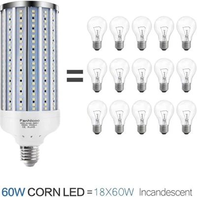 Golau Corn LED 50-60W 100-277V AC 30W
