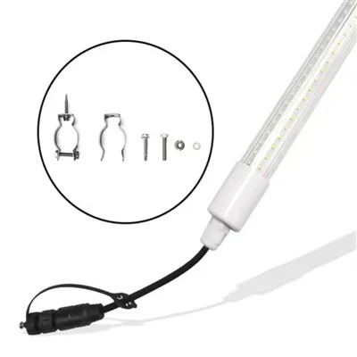 V-Siap Row LED Tube Light Ateb Goleuo Amlbwrpas 8 Ft